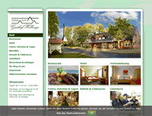 Tablet Screenshot of gasthof-hellwege.de